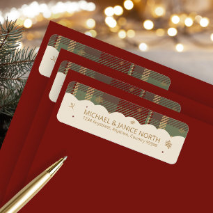Tartan Trim Christmas Border ID1141A