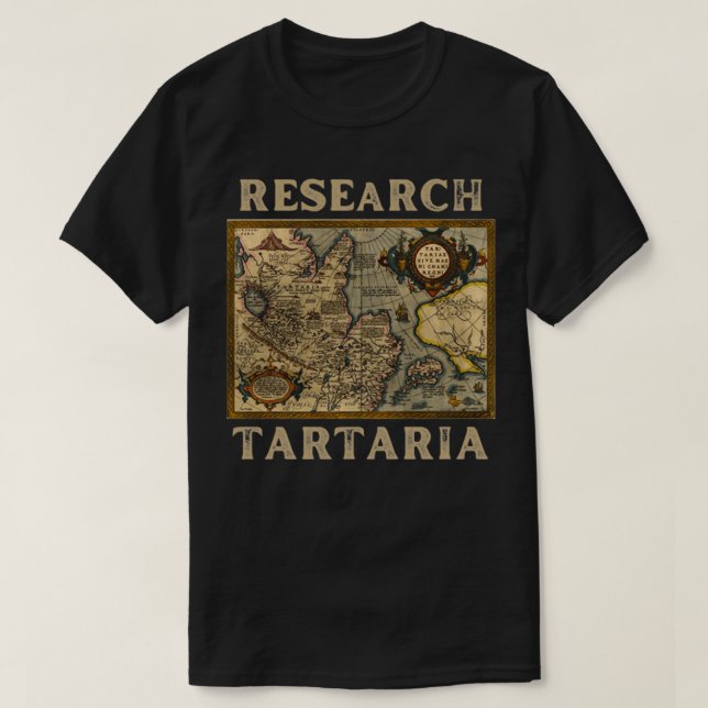 Tartaria Old World Map T-Shirt (Design Front)