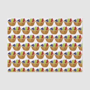 Tarte aux Fruits Fruit Tart Pie French Pastry  Tissue Paper