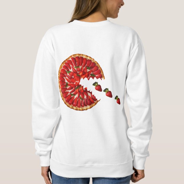 tarte sablée à la fraise sweatshirt (Back)