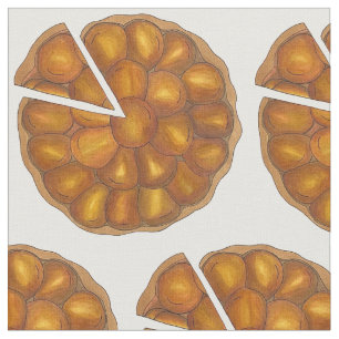 Tarte Tatin French Apple Fruit Tart Pie Pastry Fabric