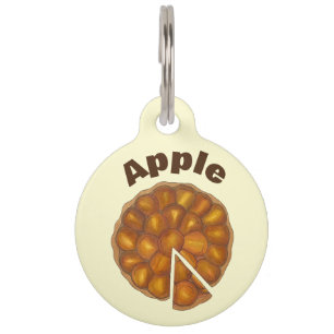 Tarte Tatin French Apple Fruit Tart Pie Pastry Pet Tag