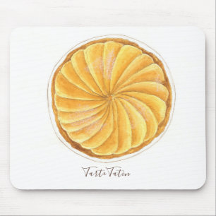 Tarte Tatin watercolor Mouse Mat