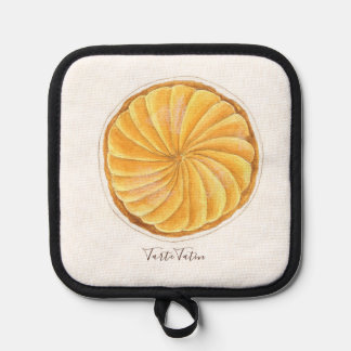 Tarte Tatin watercolor Pot Holder