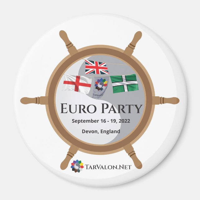 TarValon.Net Euro Party '22 Magnet (Front)