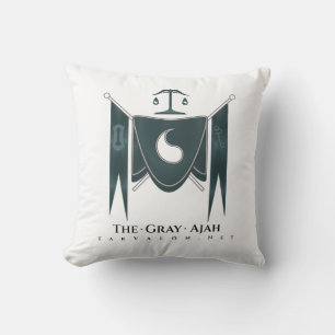 TarValon.Net Grey Banner Regalia Pillow