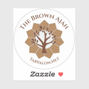 TarValon.Net Simplified Brown Vinyl Sticker