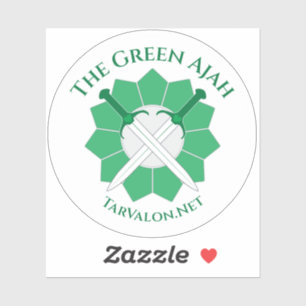 TarValon.Net Simplified Green Vinyl Sticker