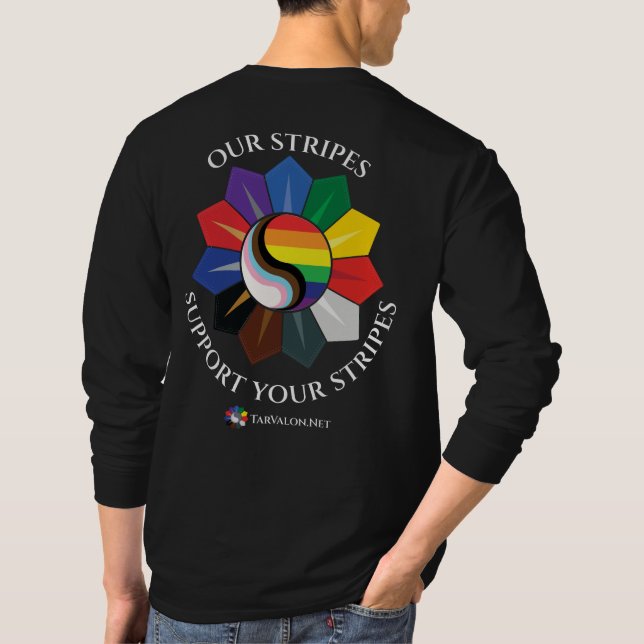 TarValon.Net "... Support Your Stripes" Dark Top (Back)
