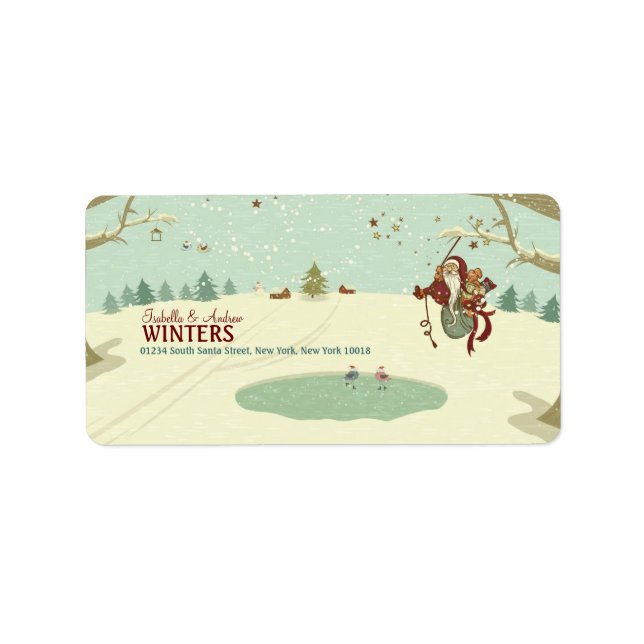 Tarzan Santa Label (Front)