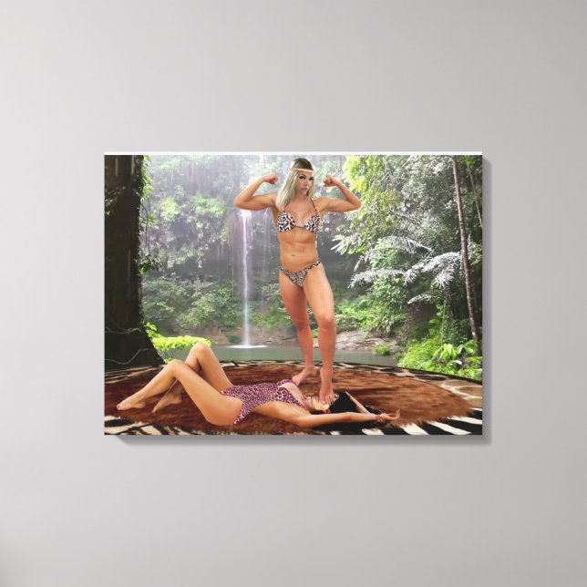 TARZANA’S VICTORY POSE CANVAS PRINT (Front)