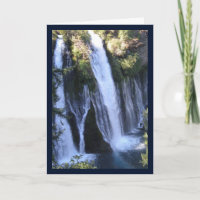 Tarzan's Waterfall- Song of Sol. 5:1 Greeting Card