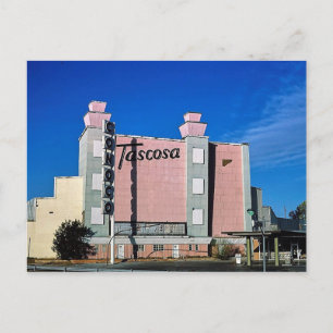 Tascosa Drive-In Theatre, Amarillo, Texas Postcard