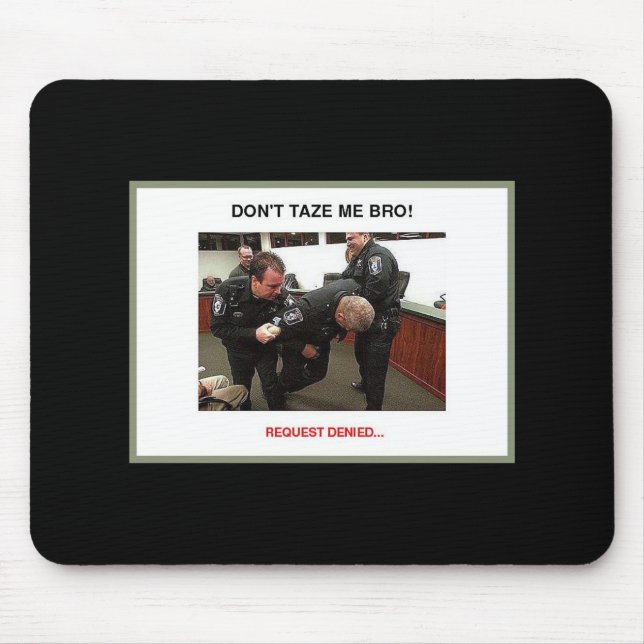 taser grey borderphixr mouse mat (Front)