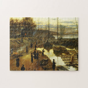 Tashlikh - Painting by Alexander Gierymski - 1884 Jigsaw Puzzle