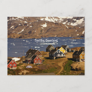 Tasiilaq, Greenland photograph Postcard