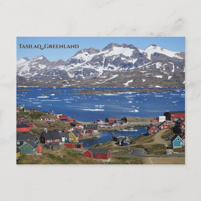 Tasilaq  Greenland Postcard (Front)