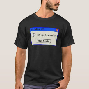Task Failed Successfully - Nerdy Vintage Programmi T-Shirt