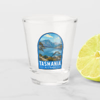 Tasmania Australia Travel Art Vintage