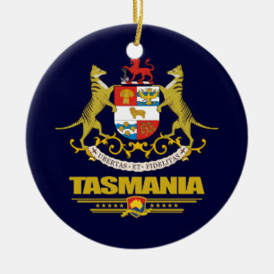 Tasmania COA Ceramic Tree Decoration