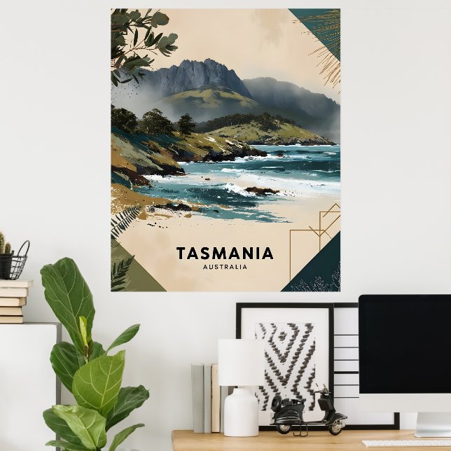 Tasmania Coast Poster (Home Office)