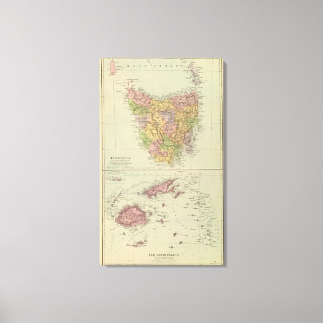 Tasmania, Fiji Canvas Print (Front)