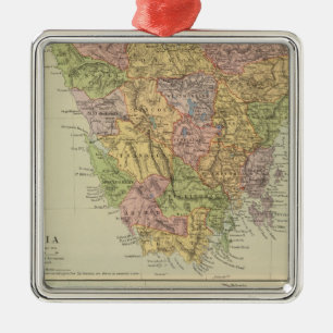 Tasmania, Fiji Metal Tree Decoration