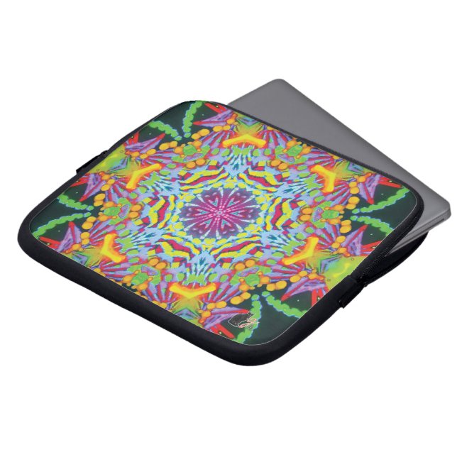 Tasmania Kaleidoscope Laptop Sleeve (Front Top)