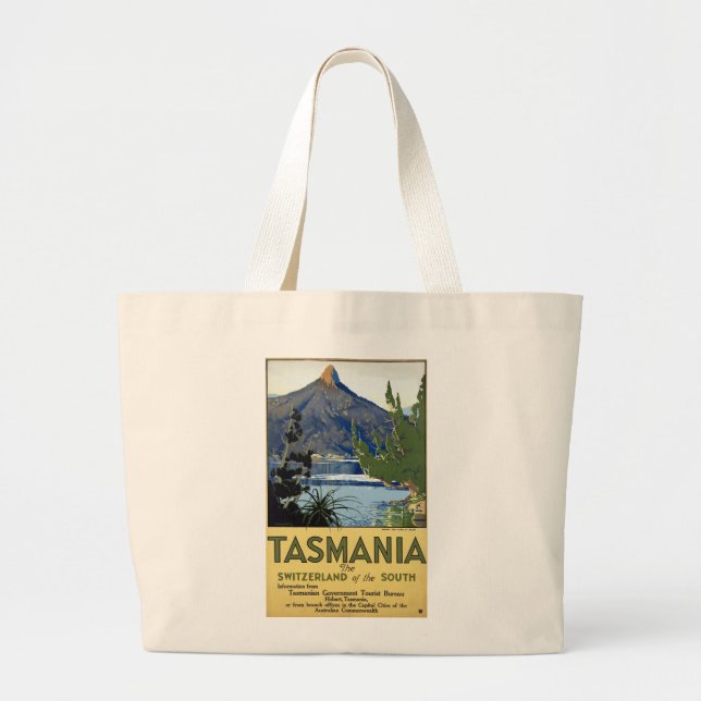 Tasmania Large Tote Bag (Front)
