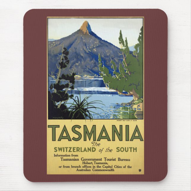 Tasmania Mouse Mat (Front)