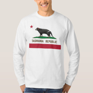 Tasmania Republic Tasmanian devil Flag T-Shirt