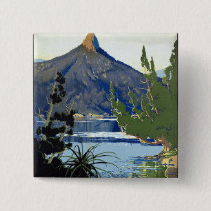 Tasmania ~ Switzerland of the South 15 Cm Square Badge