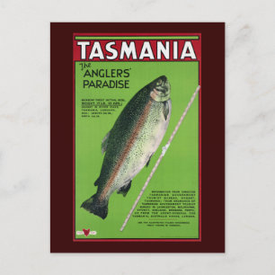 Tasmania ~ The Angler's Paradise Postcard