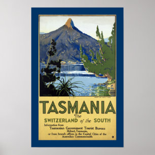 Tasmania "The Switzerland of the South" Poster