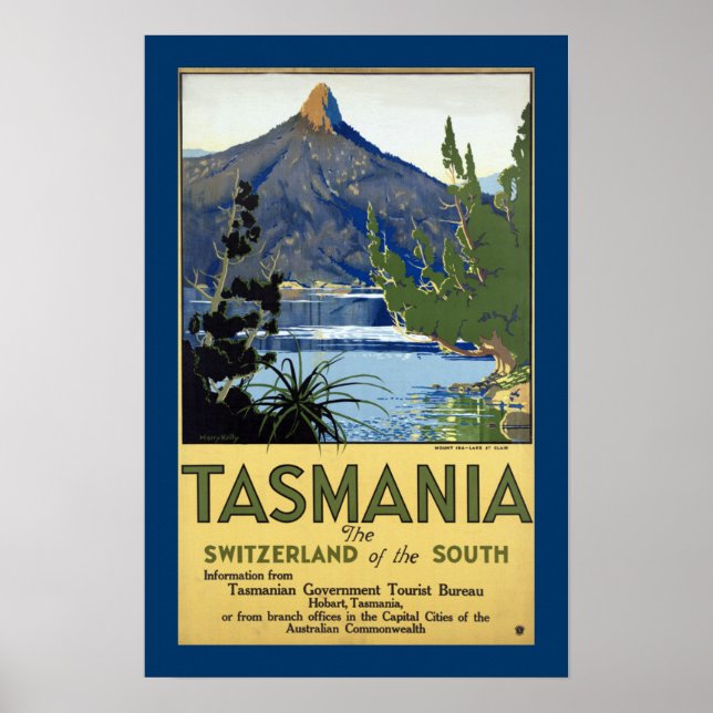 Tasmania "The Switzerland of the South" Poster (Front)