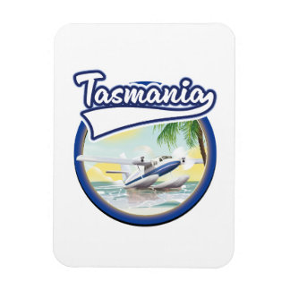 Tasmania travel logo magnet