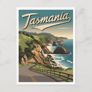Tasmania Vintage Postcard