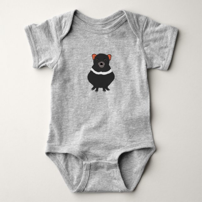 Tasmanian Devil Baby Bodysuit (Front)