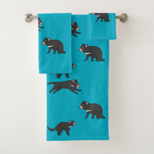 Tasmanian Devil Bath Towel Set