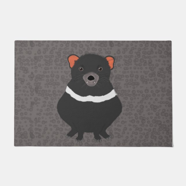 Tasmanian Devil Door Mat (Front)