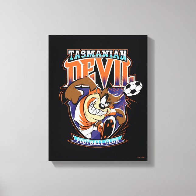 Tasmanian Devil Football Club Badge Canvas Print (Front)