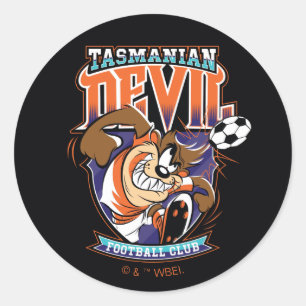 Tasmanian Devil Football Club Badge Classic Round Sticker