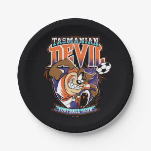 Tasmanian Devil Football Club Badge Paper Plate