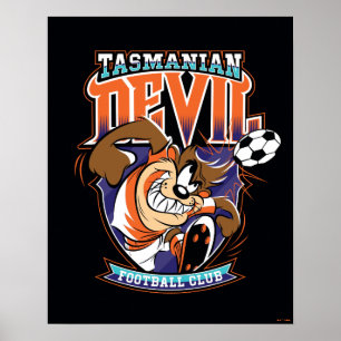 Tasmanian Devil Football Club Badge Poster