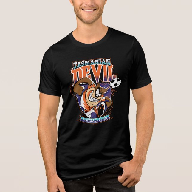 Tasmanian Devil Football Club Badge Tri-Blend Shirt (Front)