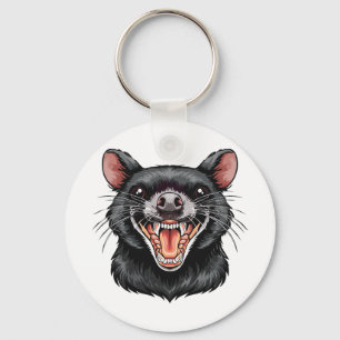 Tasmanian devil key ring