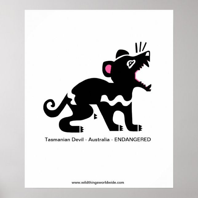 Tasmanian devil - poster (Front)