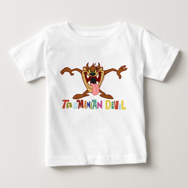 TASMANIAN DEVIL™ Standing Baby T-Shirt (Front)