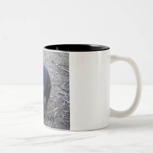 Tasmanian Devil Two-Tone Coffee Mug (Right)