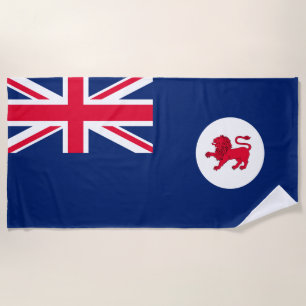 Tasmanian Flag (Tasmania) (Australian State) Beach Towel